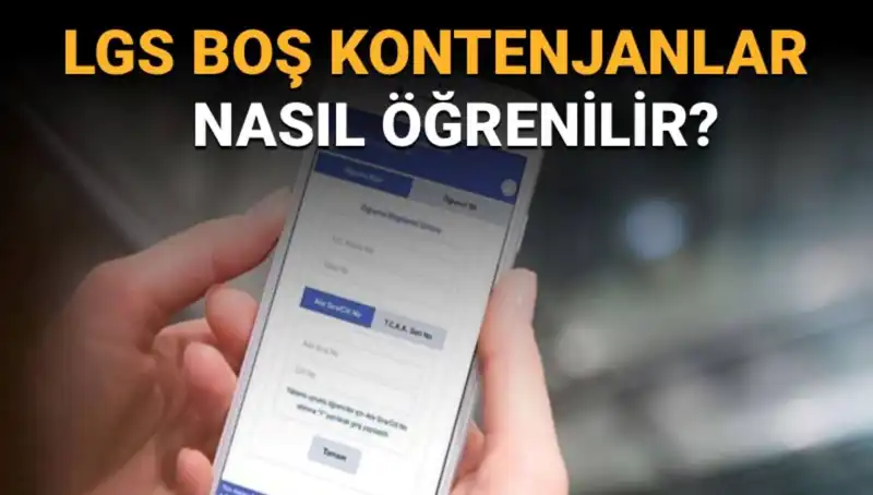 İstanbul'da LGS Boş Kontenjan ve Taban Puanları Nasıl Öğrenilir?