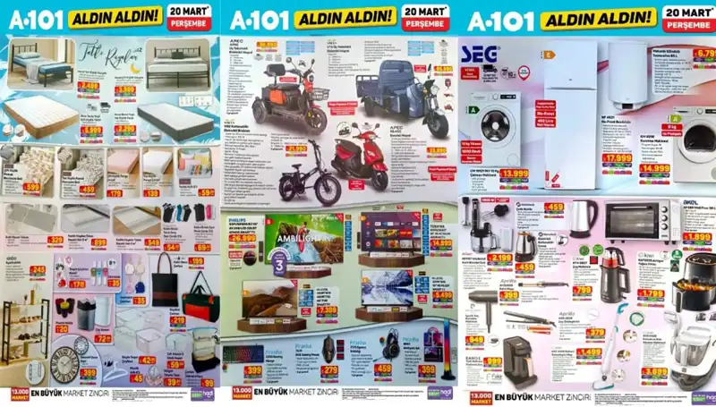 A101'den Beklenen Aktüel Katalog: Mart Ayında Hangi Fırsatlar Var?