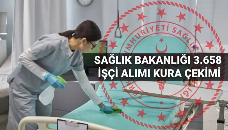 Sağlık Bakanlığı 2025 yılında 3.658 İşçi Alımı Kura Takvimi Belli Oldu
