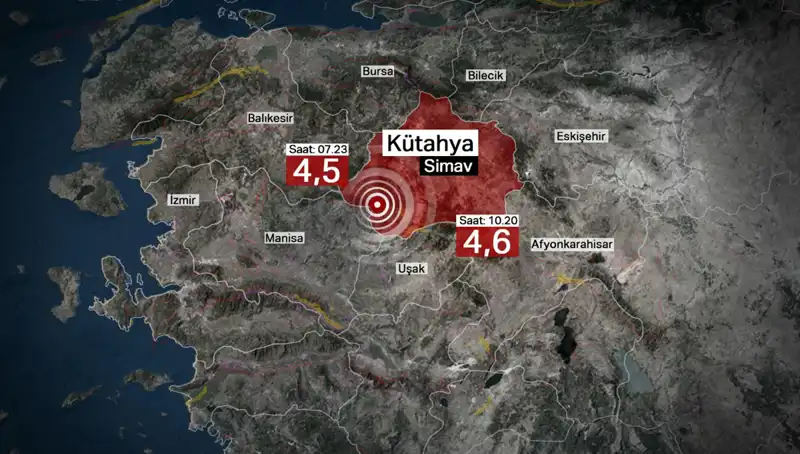 Kütahya'da Art Arda Gelen Depremler Okulları Kapatma Kararı Aldırdı