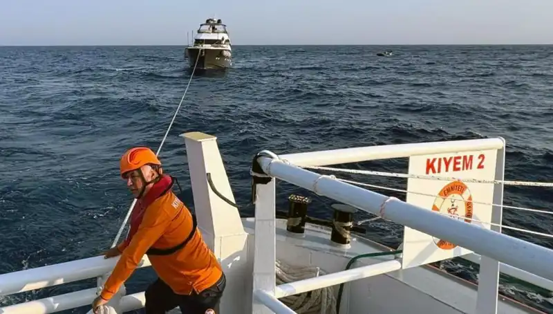 Marmaris Açıklarında Sürüklenen Tekne Dramı: Mürettebat Kurtarıldı!