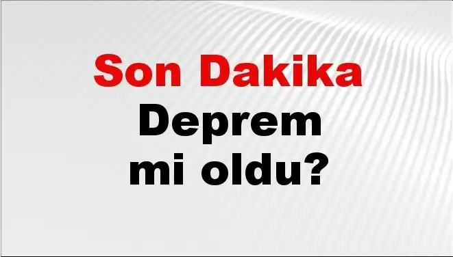 Muğla'da Deprem Yaşandı: Son Dakika Gelişmeleri