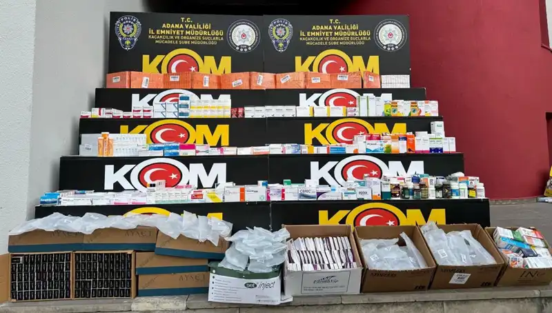 Adana'da Yasa Dışı İlaç Operasyonunda Büyük Hareketlilik