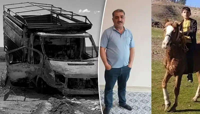 Diyarbakır'da Vahşice Öldürülen Baba ve Oğul, Son Yolculuğuna Beraber Uğurlandı