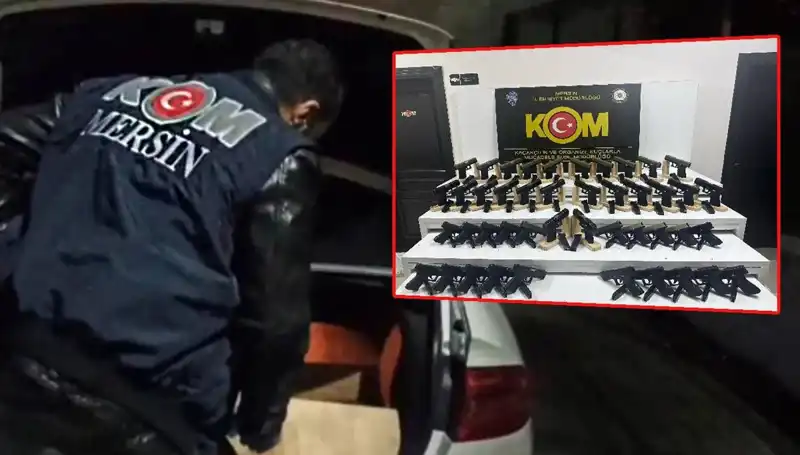 Mersin’de Şaşırtan Operasyon: Araç Değil Silah Deposuyla Karşılaşıldı!