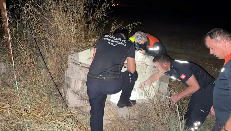 Burdur'da Kuyuya Düşen Kedi, İtfaiyenin Kahramanlığıyla Kurtarıldı
