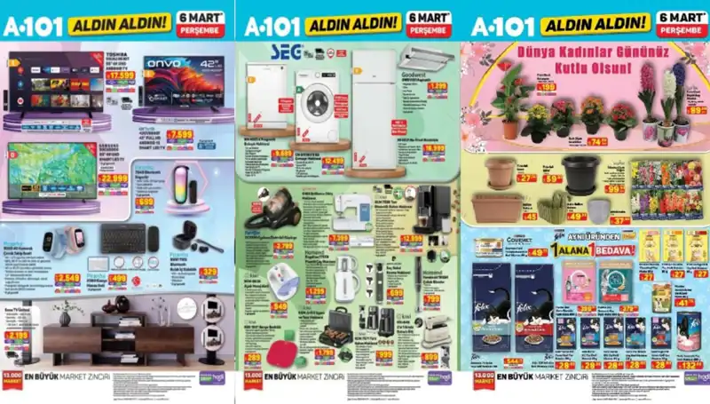 A101 6 Mart Aktüel Ürünler: Kaçırılmayacak Fırsatlar Geliyor!