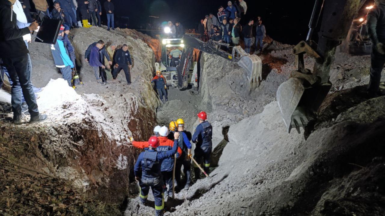 Amasya'da Göçük Kazasında 2 İşçi Hayatını Kaybetti