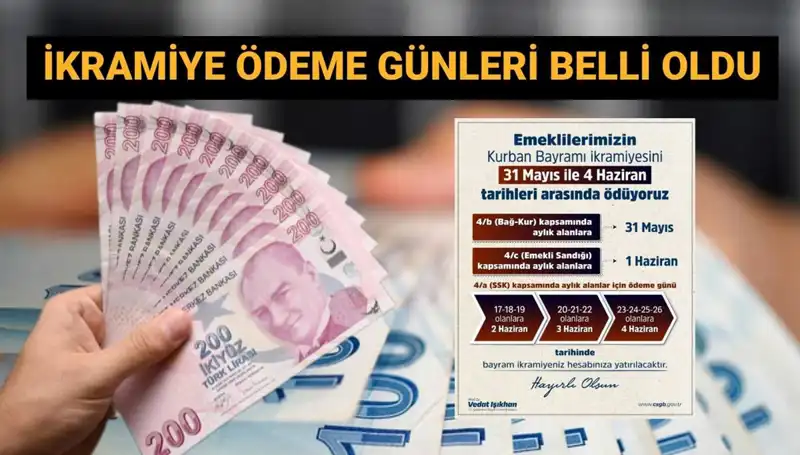 Emekli Bayram İkramiyeleri Hesaplarda! Ne Zaman Yatacak?
