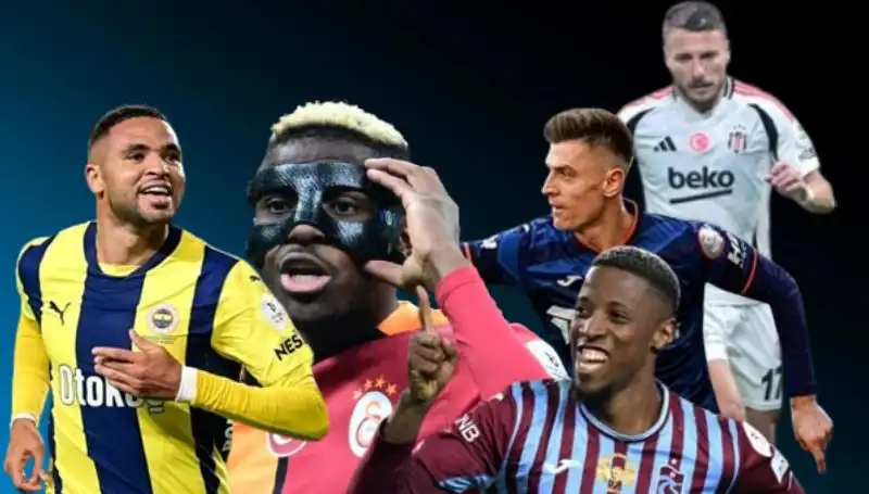 Süper Lig’de Gol Krallığı Yarışı: Osimhen, Banza ve En-Nesyri’nin Performansları Nasıl?